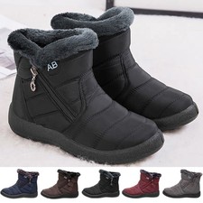 Scarponcini invernali impermeabili da donna Caldi alla caviglia  Stivali piatti