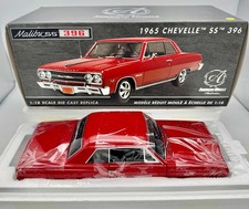 2003 RC2 American Muscle Authentics 1965 Chevelle Malibu SS 396 ROSSO NUOVO NOS COA