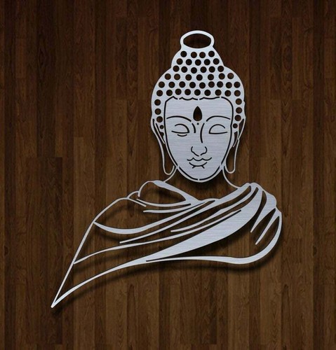 Arte buddha metallo - arte, in