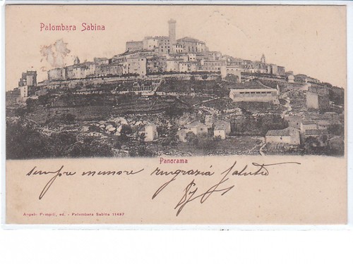 Cartolina palombara sabina - palombara,