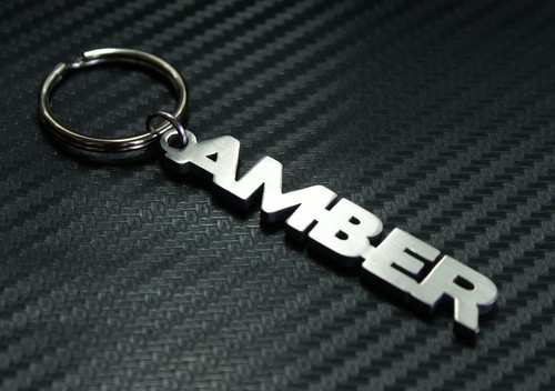 Amber keyring keychain key fob - keyring,