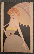 CARTOLINA ANTICA ILLUSTRATA