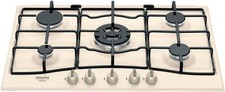 HOTPOINT PCN750TOWR /HA Piano Cottura a Gas 5 Fuochi Incasso AVORIO 75x51 cm