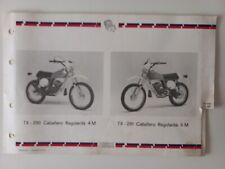 catalogo  ricambi motore fantic motor caballero 50 cc telaio grigio tx 290, 291