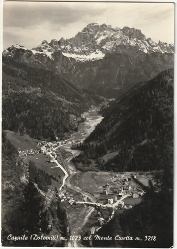 Caprile belluno monte - caprile,