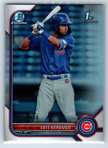 2022 bowman cromo luis verdugo - 2022,