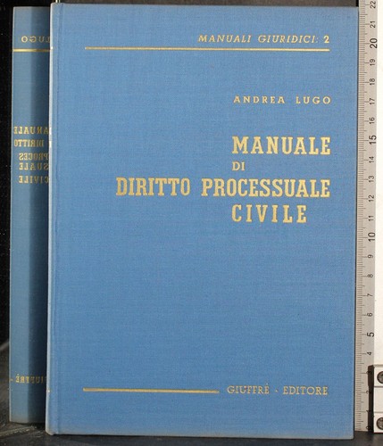 Manuale diritto processuale - diritto,