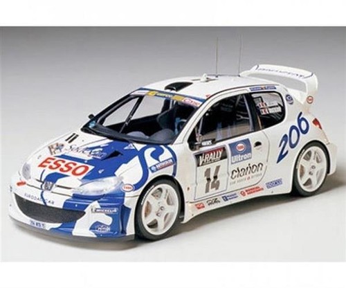 Tamiya peugeot 206 - wrc, /