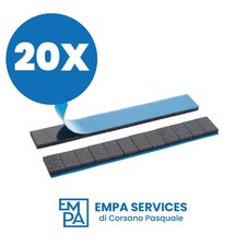 20 Barrette Pesi adesivi per