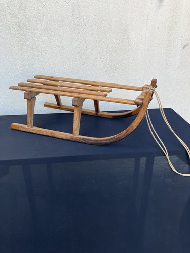 Slitta legno anni 40 - slitta,