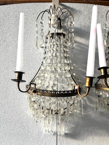 Coppia applique cascata - applique, a