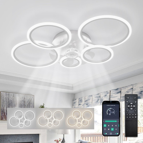 Lampadario moderno bianco con - moderno,