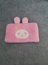 Astuccio Rosa Morbido Peluche Bambina Oggetti Scuola