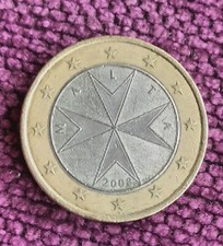 Moneda de 1€ Malta 2008