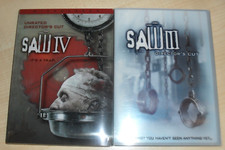 Saw 3 + 4 / III + IV / 2 x DVD - Unrated Director's Cut Slipcase