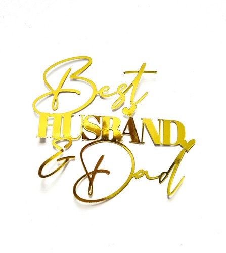 Cake topper oro marito - cake,
