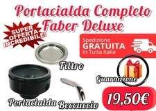 Portacialda/Portafiltro Completo Faber Deluxe/ Slot Inox
