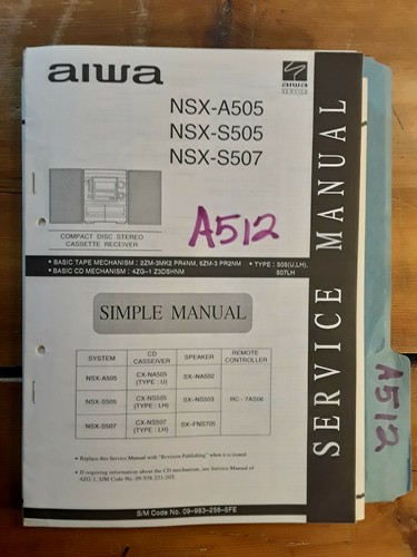 Aiwa nsx a505 - aiwa, nsx-a505