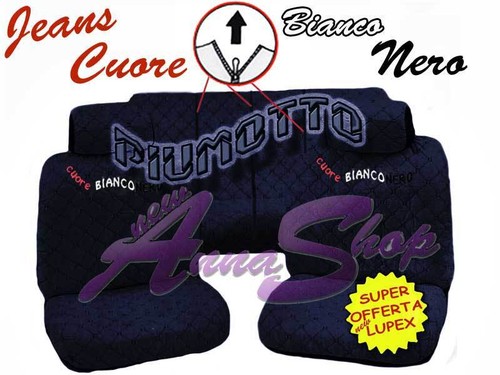 Coprisedili auto cotone jeans - coprisedili,