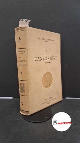 Canzoniere petrarca hoepli - petrarca,