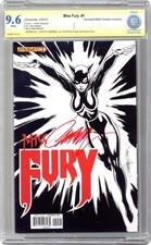 Miss Fury 1H Campbell 1:35 Variante CBCS 9.6 Testimone Sig J. Scott Campbell 2013