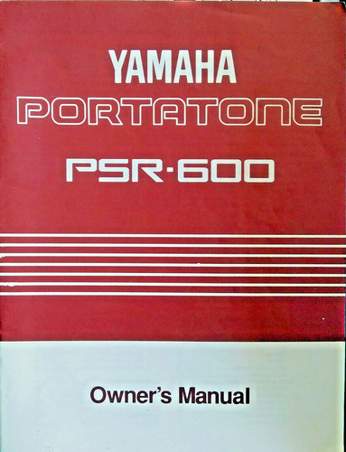 Yamaha psr 600 portatone - yamaha,