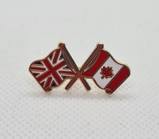 UK Canada Friendship Pin Badge