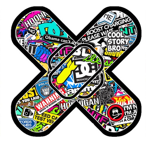 Cerotto adesivo sticker bomb