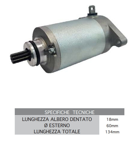 Motorino avviamento adiva ad - adiva,