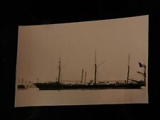 20158) REGIA MARINA MILITARE ITALIANA NAVE STAFFETTA BANDIERA SABAUDA A POPPA