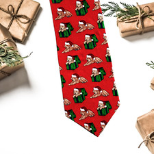 Puppy Dog Santas in Gift Box