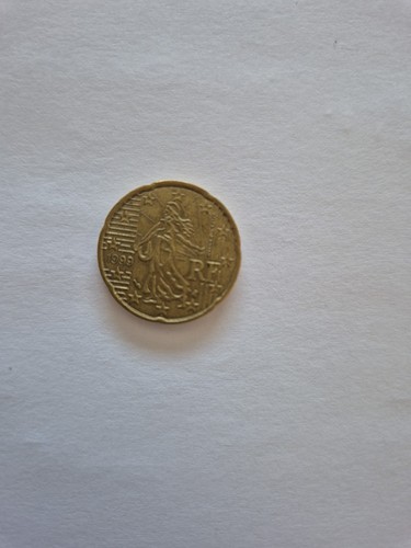 Moneta centesimi francia - moneta,