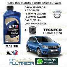FILTRO OLIO TECNECO ELF 5W30