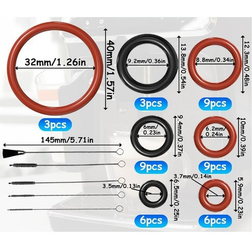 45pz ring silicone rosso - 45pz,