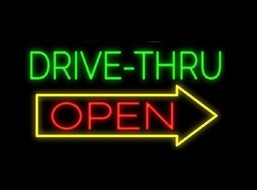 Drive thru freccia - drive,