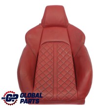 Sedile sportivo Audi A4 S4 B9 8W schienale anteriore destro riscaldato pelle magma rosso