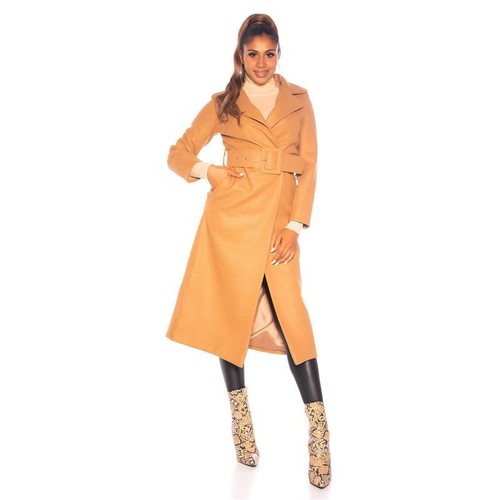 Elegante lungo cappotto - elegante, da