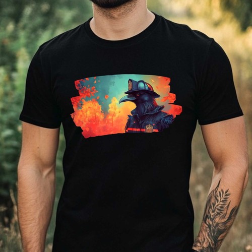Shirt uomo corvo - t-shirt,