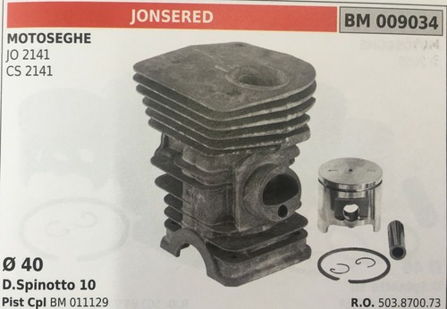 Cilindro completo pistone e - completo,