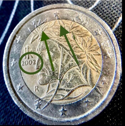 Italia 2002 con error moneda - 2002.con, 2