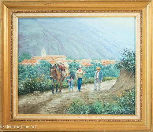 Dipinto olio vintage