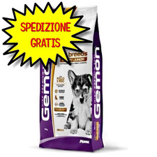 GEMON CANE CROCCHETTA ALL BREEDS PUPPY JUNIOR POLLO E RISO 15 KG OF