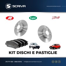 KIT FRENANTE ANTERIORE DISCHI E PASTIGLIE FRENO FIAT PANDA 141 - PANDA 4X4 1986-