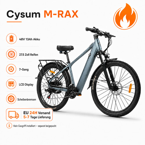 Bici elettrica cysum 5 - elettrica,