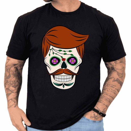 Shirt sugar skull bastache - sugar,