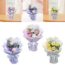 Bouquet di fiori all'uncinetto