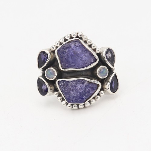 Anello dichiarazione tanzanite