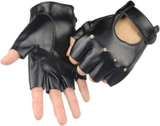 Guanti Pelle Senza Dita -