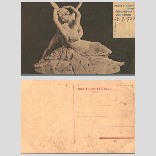 Vintage postcard amore e - vintage,
