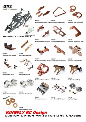 Ricambi opzionali alluminio - opzionali,